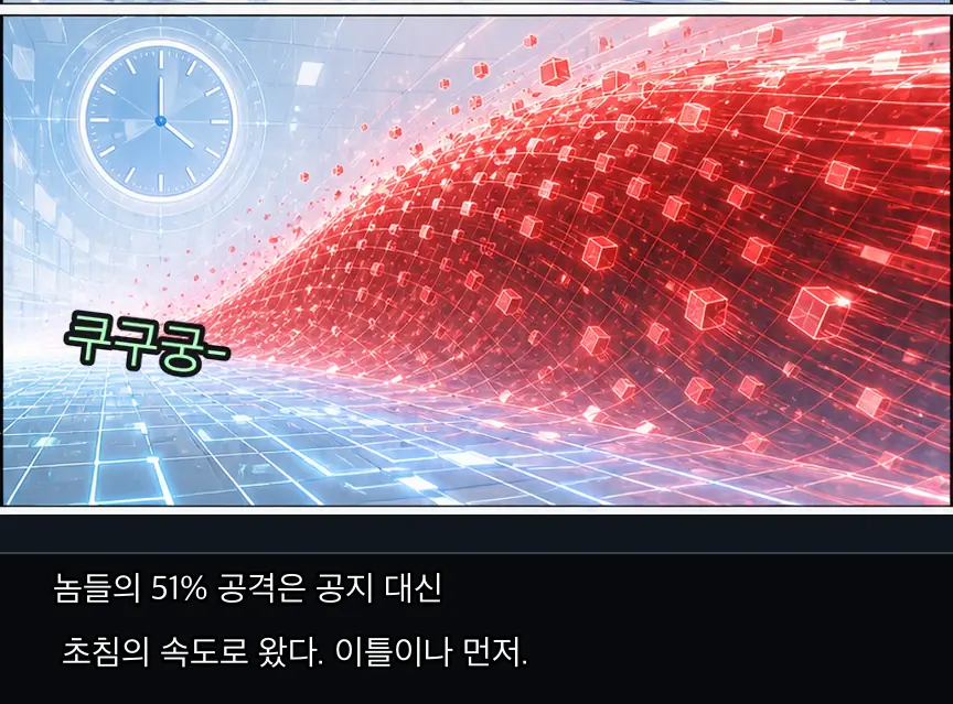 19화 6컷: 51퍼센트 공격과 올인 · 06컷