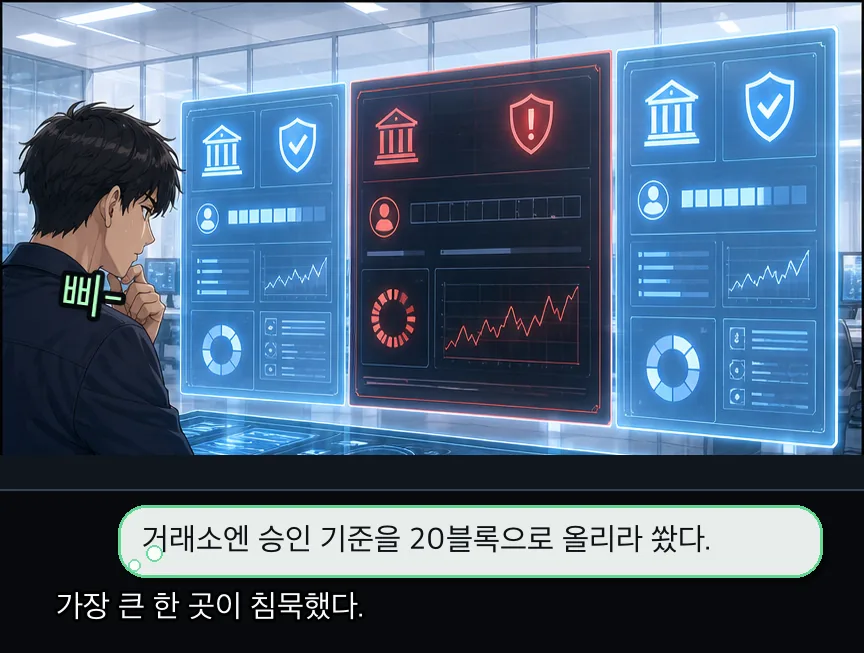19화 13컷: 반 블록과 손버릇 · 13컷