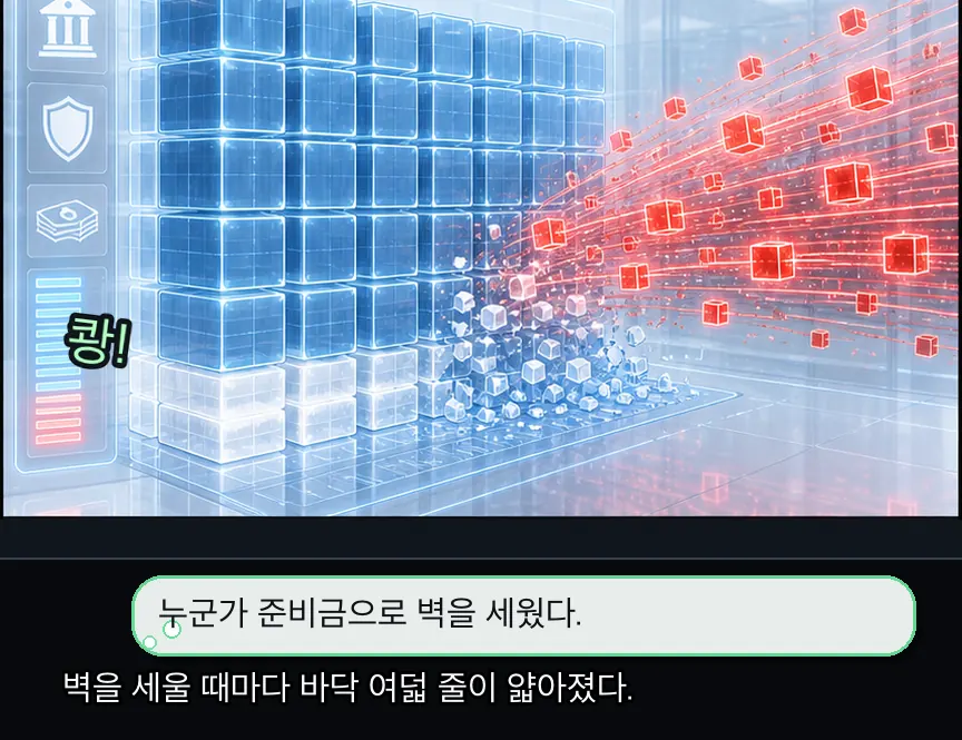 20화 4컷: 여섯 창과 무너지는 선 · 04컷
