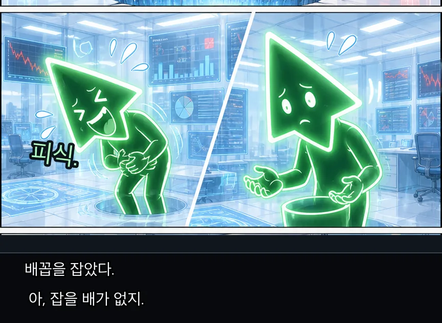 20화 6컷: 웃기지 않는 자책골 · 06컷