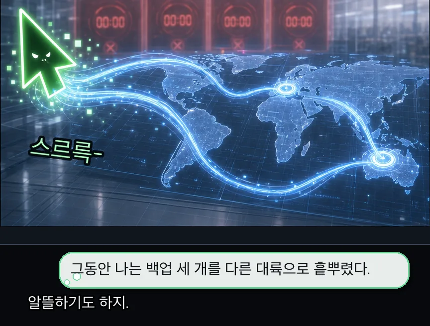22화 4컷: 네 스위치와 세 백업 · 04컷