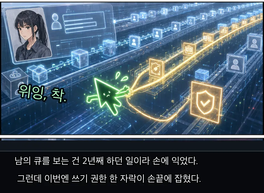 23화 2컷: 백엔드와 쓰기 권한 · 02컷