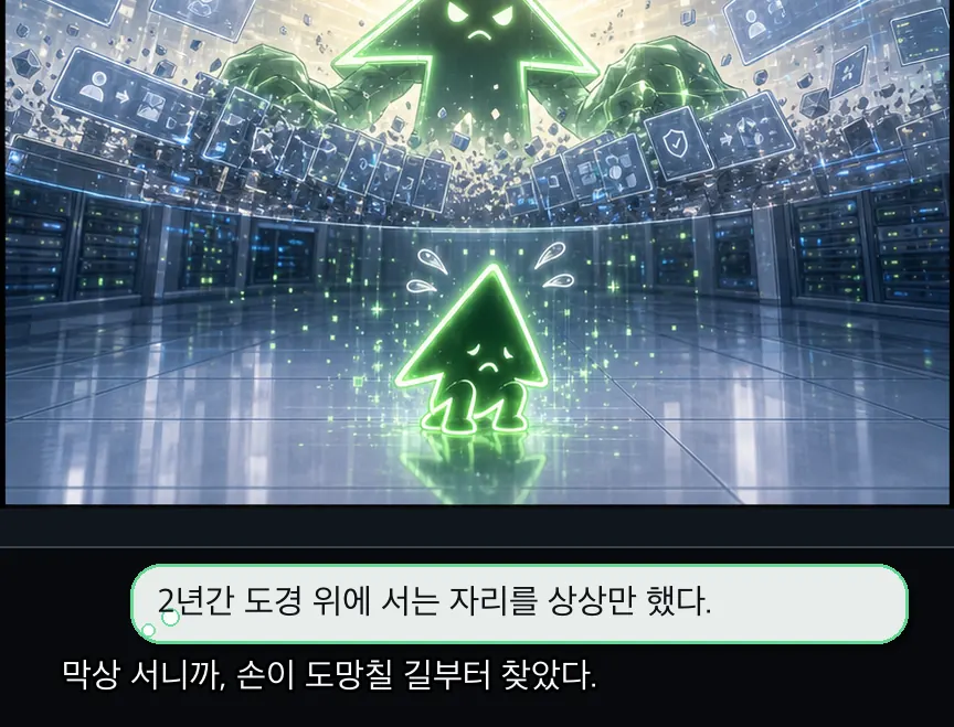 23화 4컷: 백엔드와 쓰기 권한 · 04컷