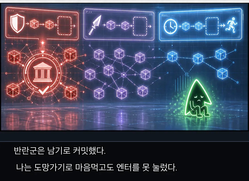 23화 20컷: 탈주와 반란군 커밋 · 20컷