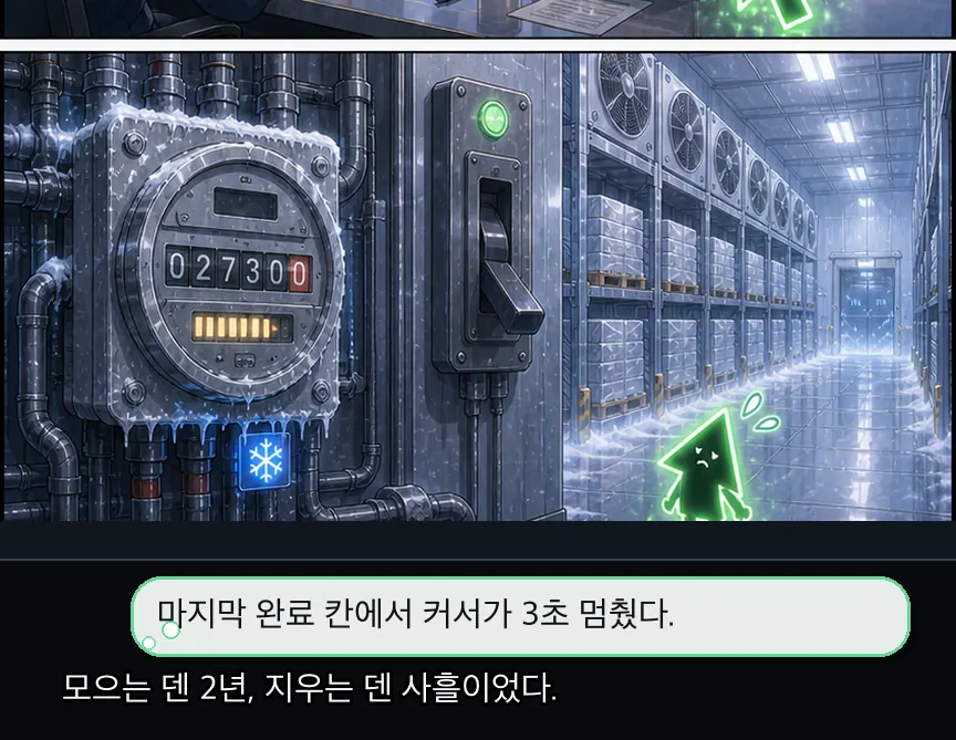 24화 10컷: 세 거점 소등 · 10컷