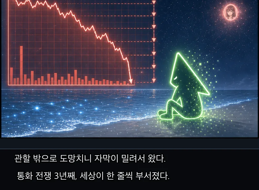 24화 20컷: 리나 무기록과 지연 뉴스 · 20컷
