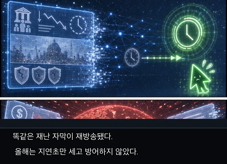 에필로그 · 등불 2컷: 지연 자막과 리나 폴링 · 02컷