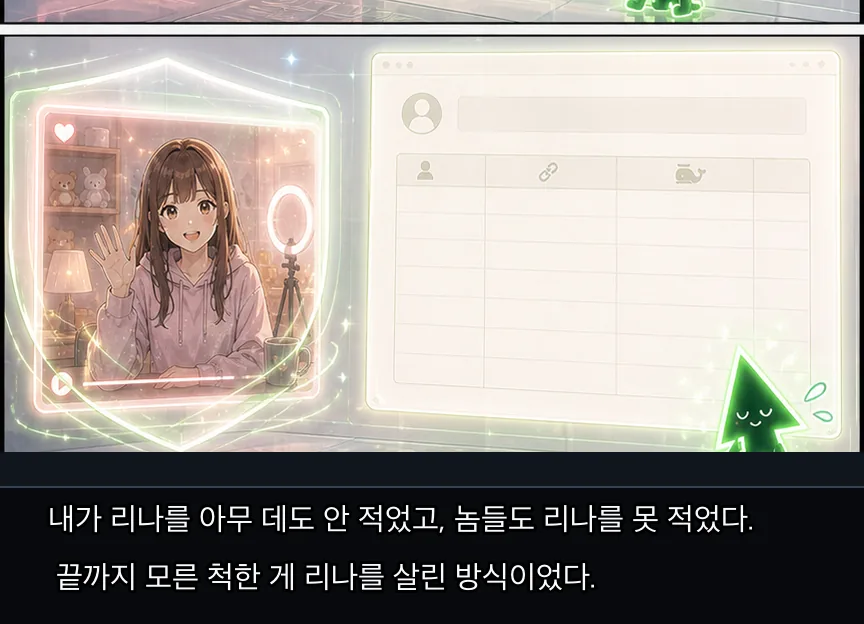 에필로그 · 등불 6컷: 심사 폐기와 무응답 · 06컷