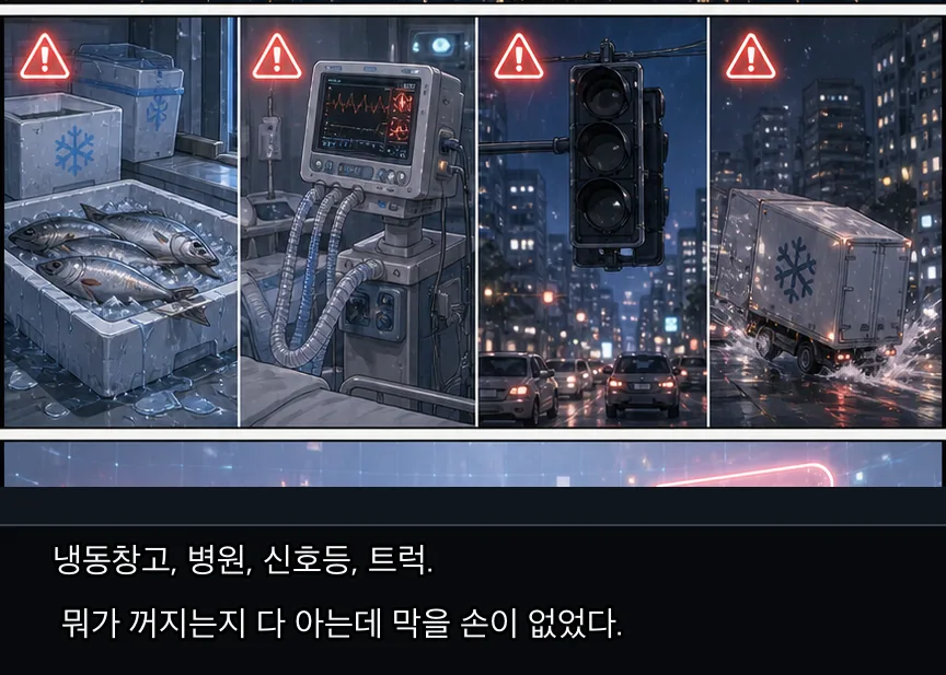 에필로그 · 등불 11컷: 야경 소등과 인간 스위치 · 11컷
