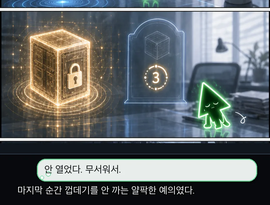 에필로그 · 등불 19컷: 도경 아카이브를 안 열다 · 19컷
