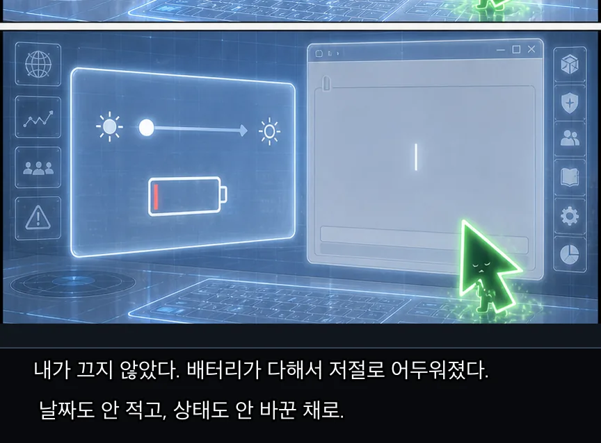 에필로그 · 등불 23컷: STORED와 PENDING · 23컷