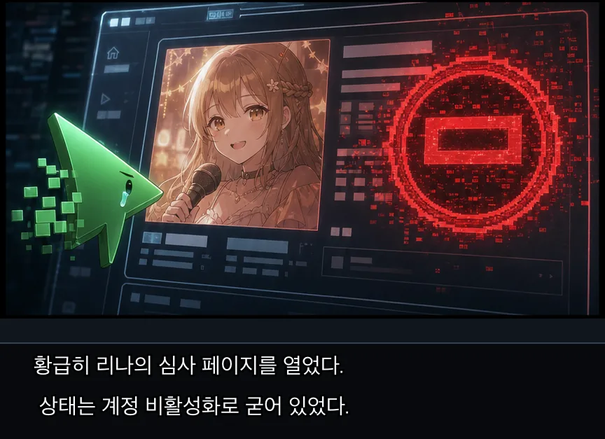 에필로그 · 바벨 6컷: 리나 비활성화와 멈춘 재생수 · 06컷