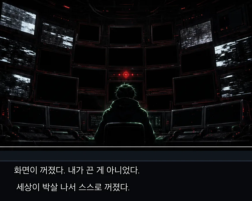 에필로그 · 바벨 21컷: 암전과 붉은 실행 큐 · 21컷